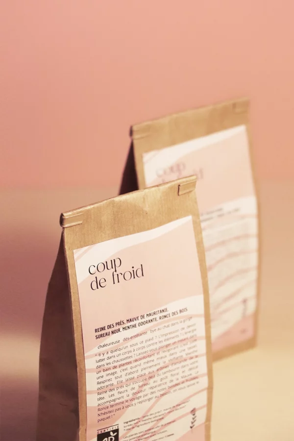 Tisane réconfortante à déguster en cas de coup de froid, une infusion certifiée agriculture biologique