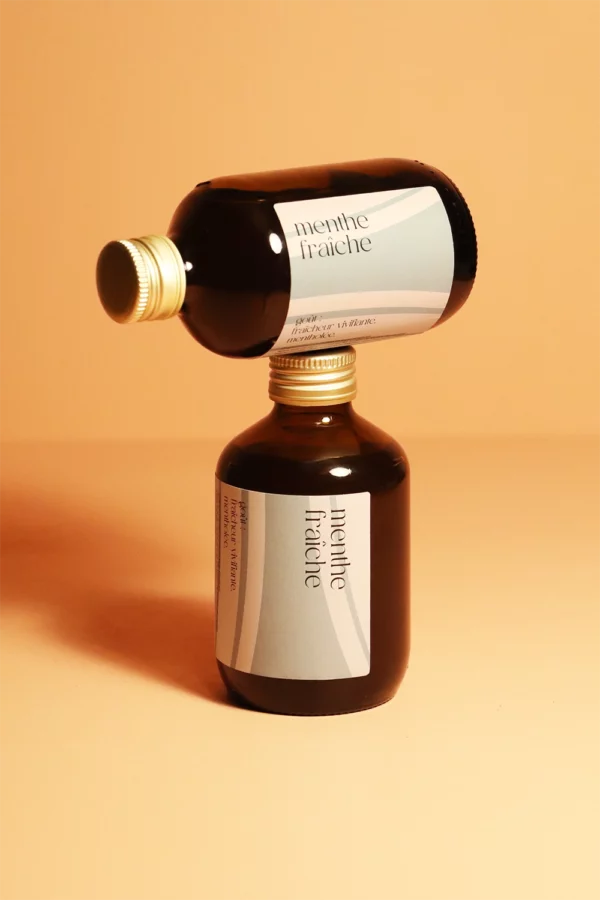 Sirop rafraîchissant à la menthe verte certifié agriculture biologique