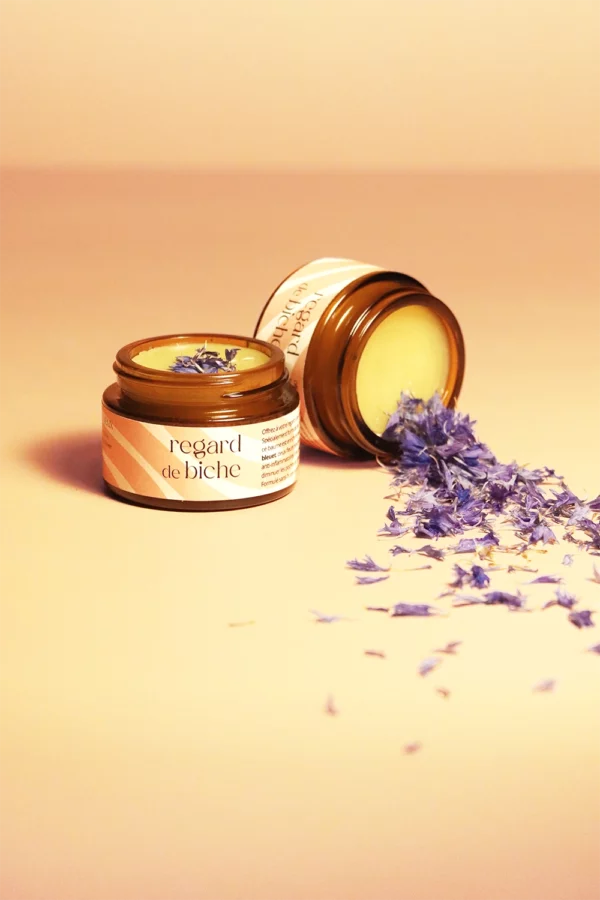 baume contour des yeux, macérât huileux de bleuet et camomille matricaire