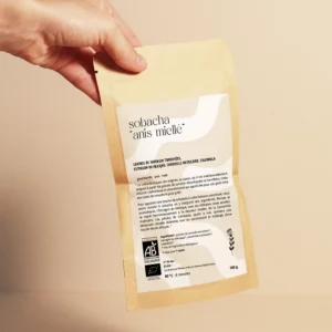 Sobacha à l'estragon du Mexique, camomille matriculante et calendula, une infusion à base de sarrasin torréfié certifiée agriculture biologique